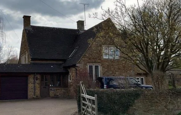 Stone house near Banbury where the electrical renewal opened the retrofit