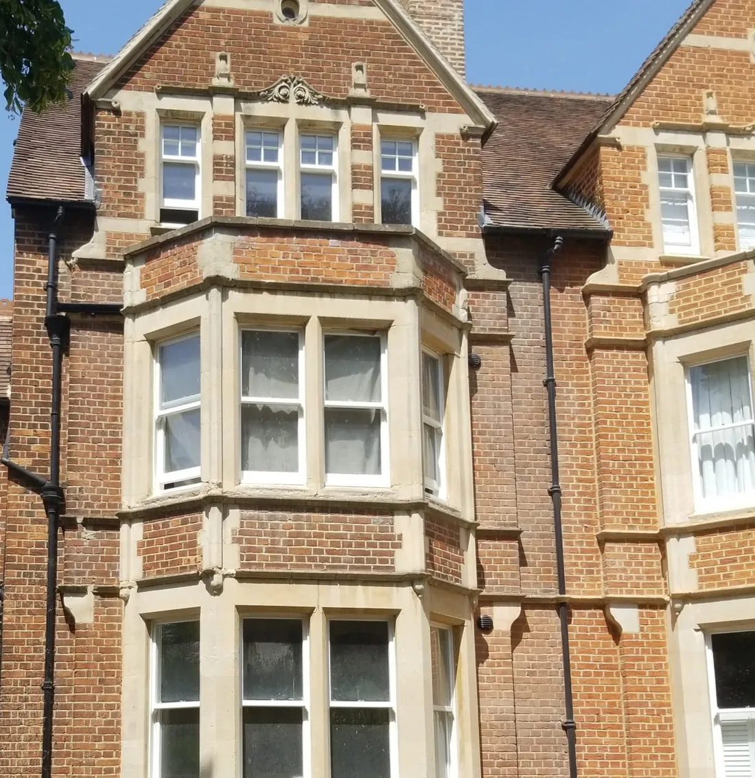 Front elevation of the 1880s Victorian semi on St Margaret's Road, North Oxford, after retrofit